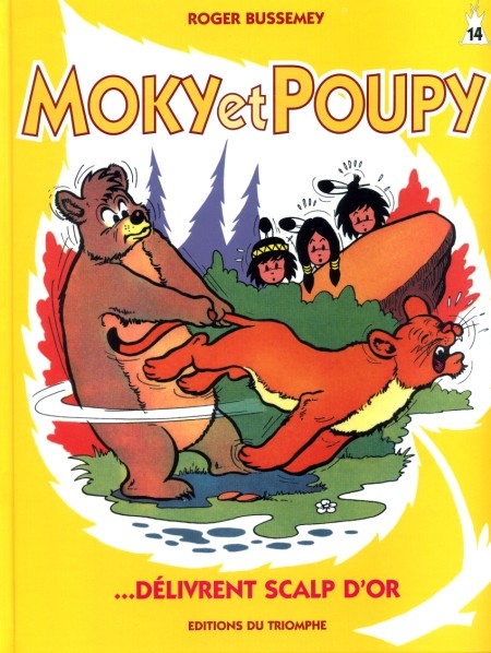 Couverture de l'album Moky et Poupy Tome 14 Moky et poupy ... délivrent scalp d'or