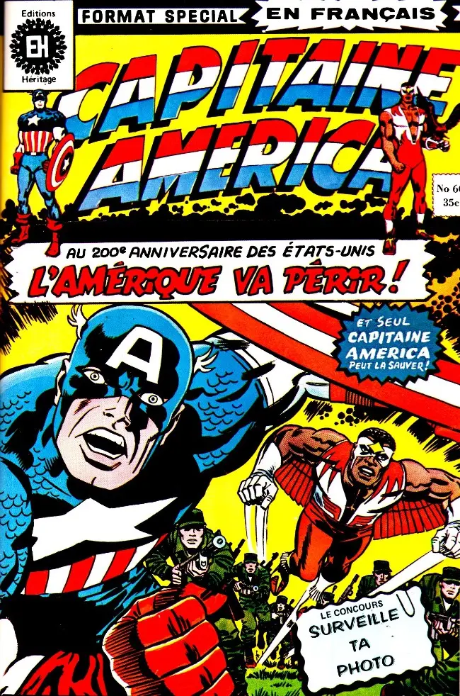 Couverture de l'album Capitaine America Tome 60 Aux premières lueurs de l'aube !