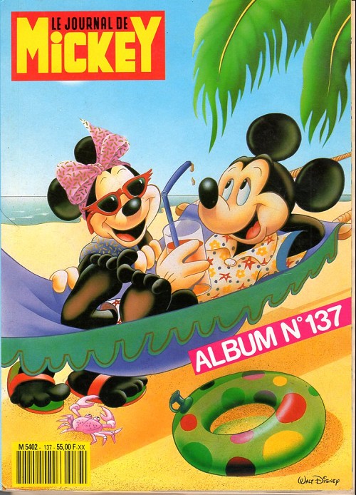 Couverture de l'album Le Journal de Mickey Album N° 137