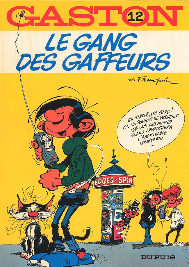 Couverture de l'album Gaston Tome 12 Le gang des gaffeurs