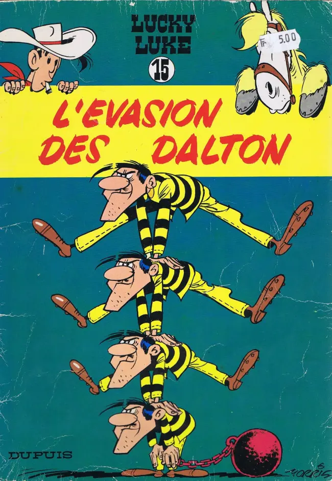 Couverture de l'album Lucky Luke Tome 15 L'évasion des Dalton