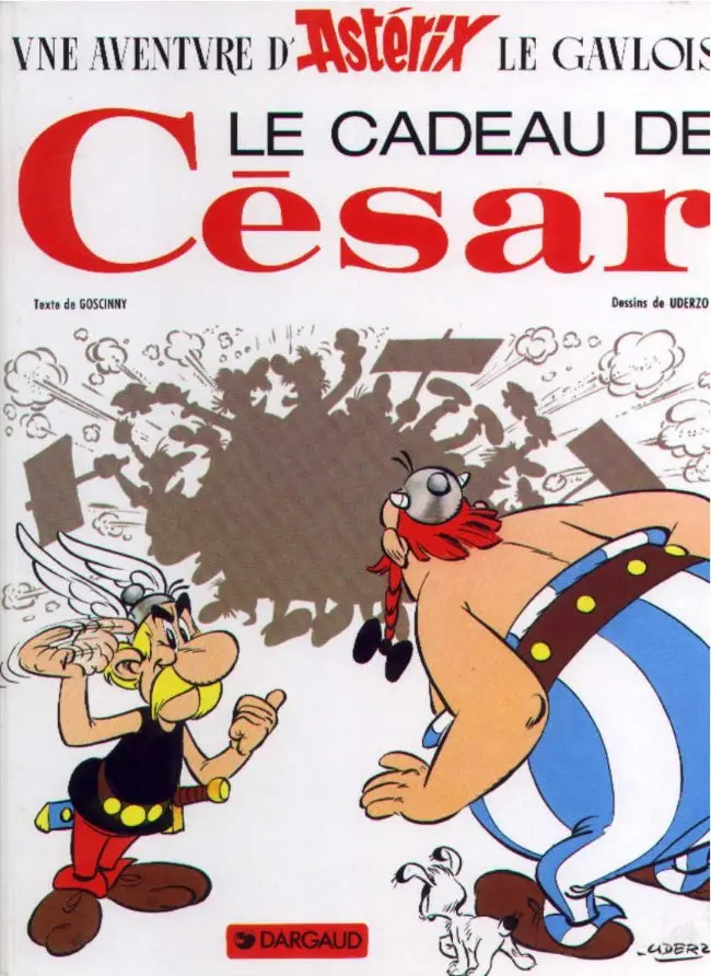 Couverture de l'album Astérix Tome 21 Le cadeau de César