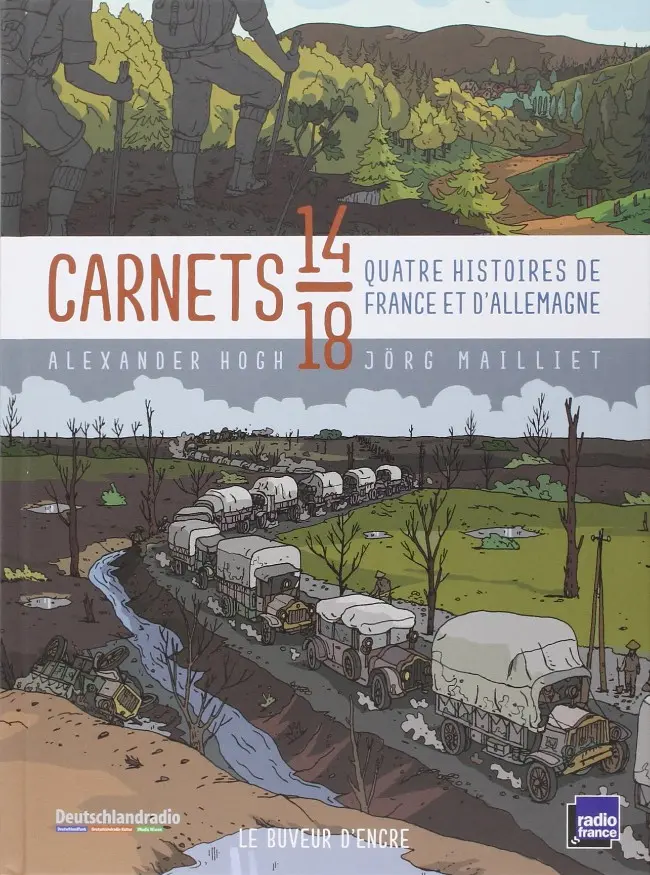 Couverture de l'album Carnets 14-18 Quatre histoires de France et d'Allemagne