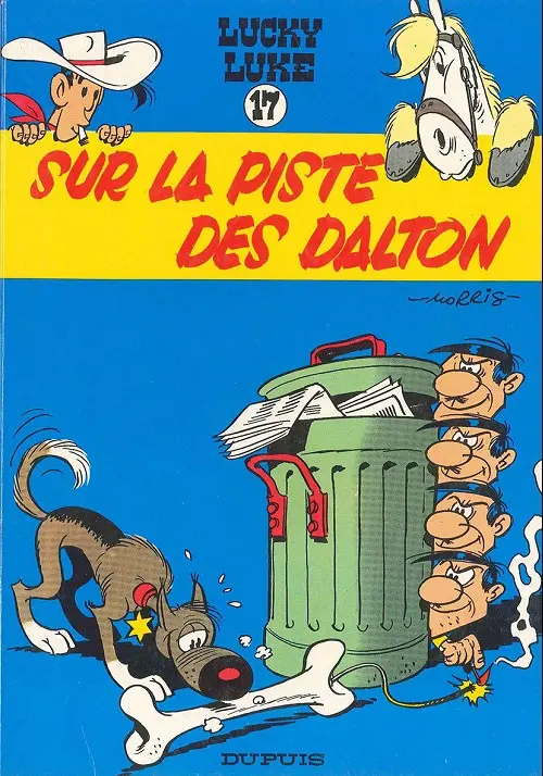Couverture de l'album Lucky Luke Tome 17 Sur la piste des Dalton