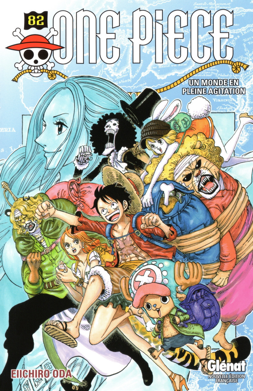 Couverture de l'album One Piece Tome 82 Un monde en pleine agitation