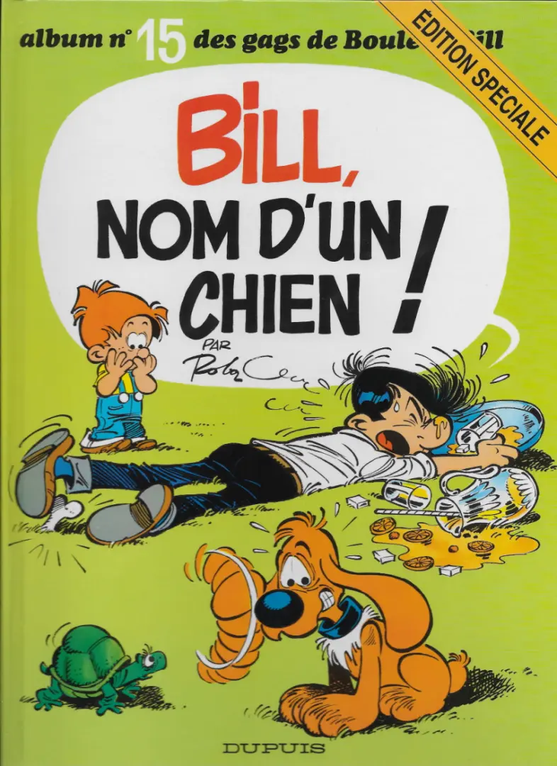Couverture de l'album Boule & Bill Tome 15 Bill, nom d'un chien !