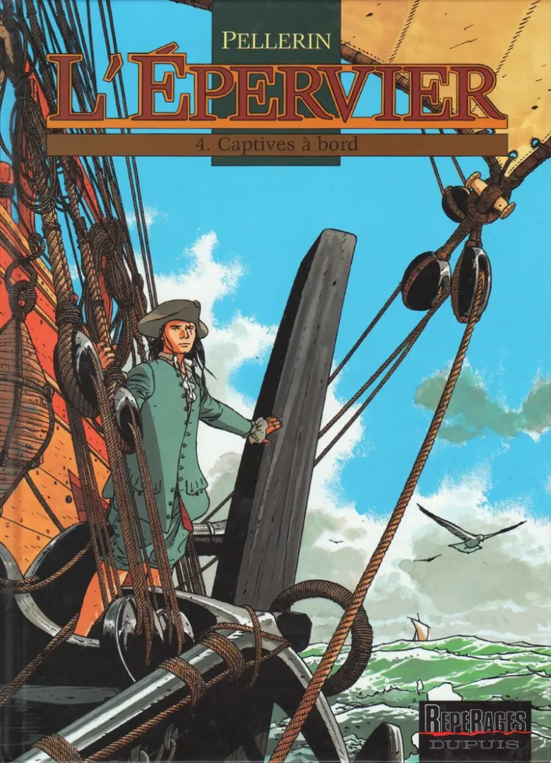 Couverture de l'album L'Épervier Tome 4 Captives à bord
