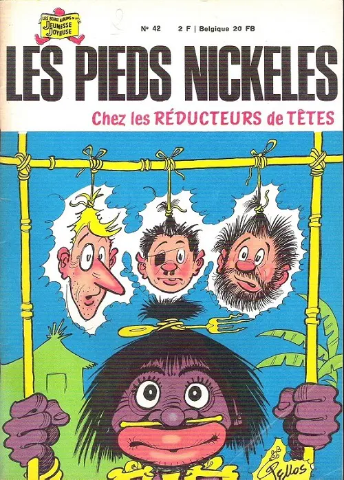 Couverture de l'album Les Pieds Nickelés Tome 42 Les pieds nickelés chez les réducteurs de tête