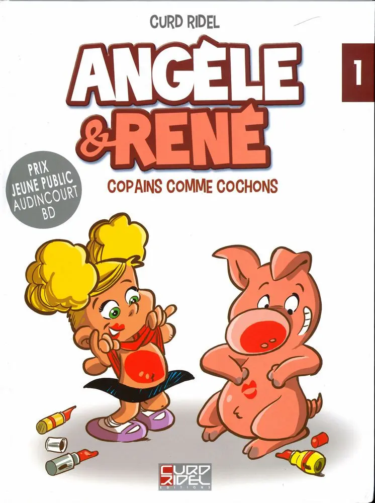 Couverture de l'album Angèle & René Tome 1 Copains comme cochons