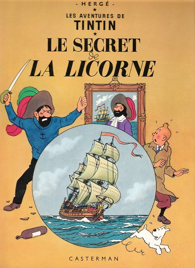 Couverture de l'album Tintin Tome 11 Le Secret de la Licorne