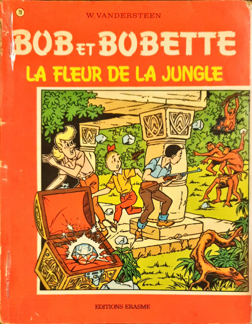 Couverture de l'album Bob et Bobette Tome 97 La Fleur de la Jungle