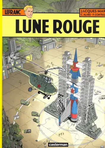 Couverture de l'album Lefranc Tome 30 Lune Rouge