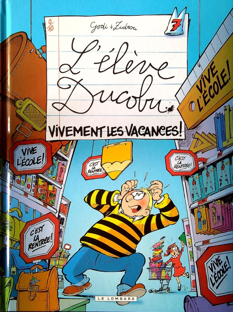 Couverture de l'album L'Élève Ducobu Tome 7 Vivement les vacances !