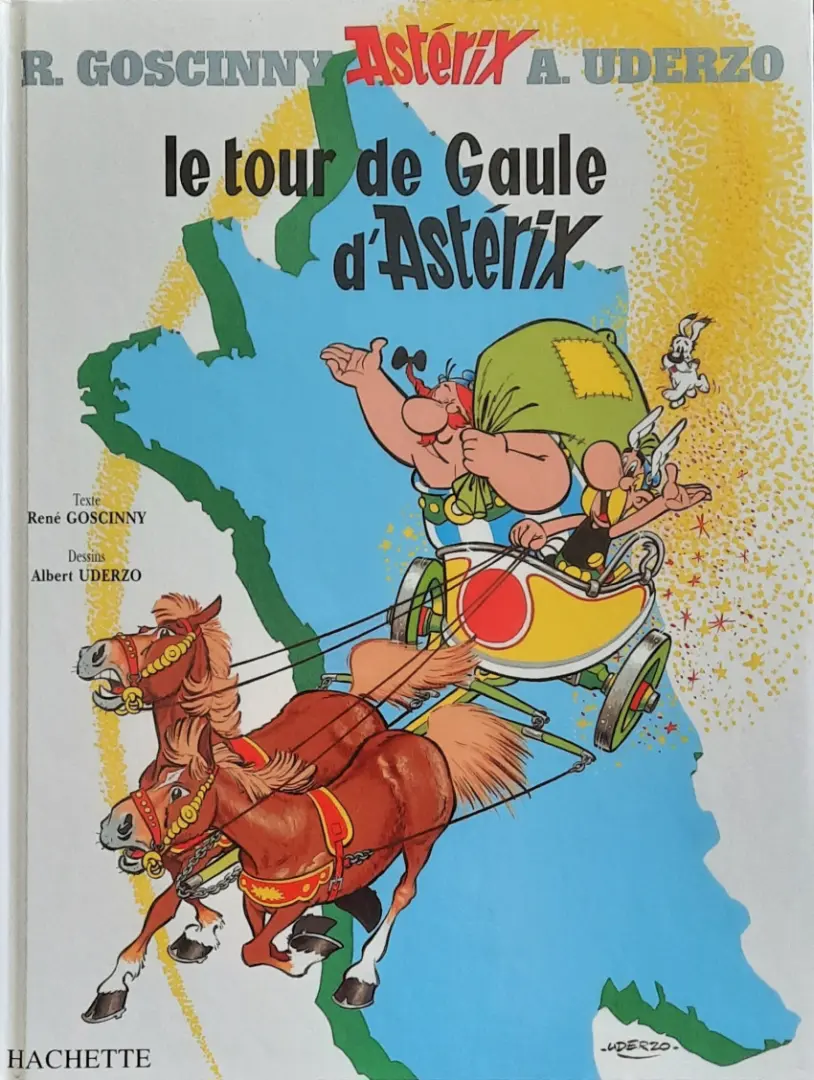 Couverture de l'album Astérix Tome 5 Le tour de Gaule d'Astérix