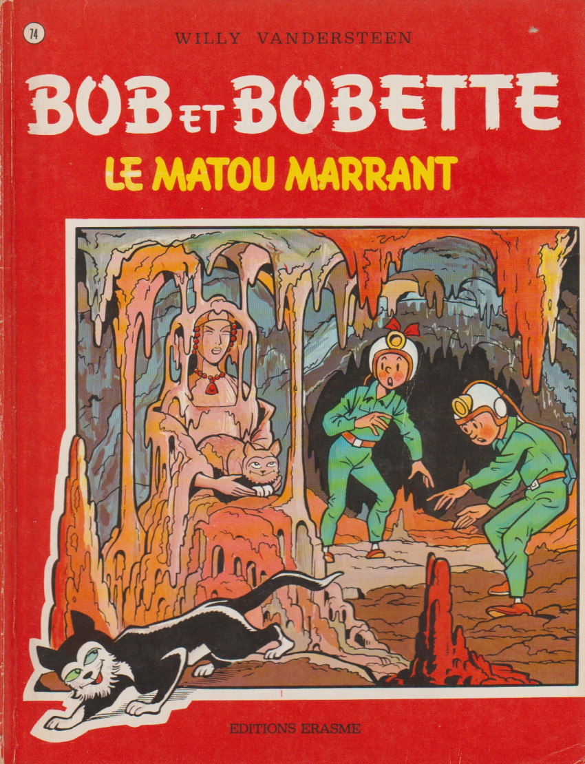 Couverture de l'album Bob et Bobette Tome 74 le matou marrant