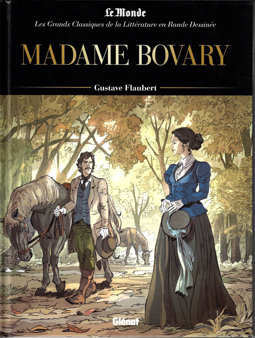 Couverture de l'album Les Grands Classiques de la littérature en bande dessinée Tome 46 Madame Bovary