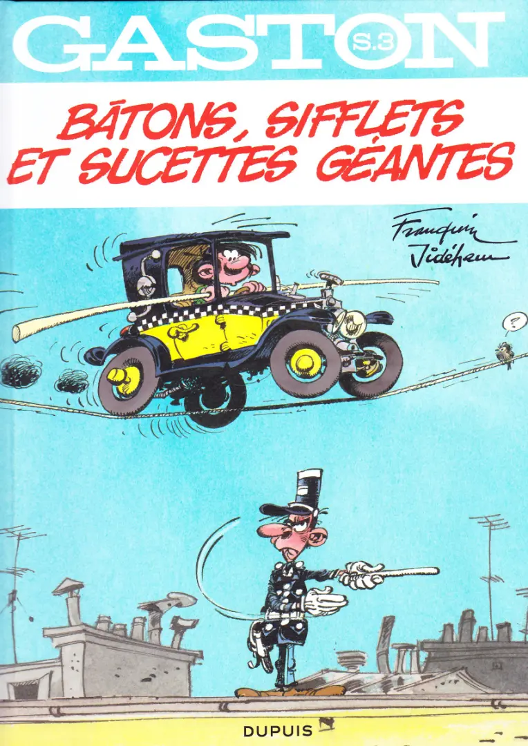 Couverture de l'album Gaston Hors-série Tome 3 Bâtons, sifflets et sucettes géantes