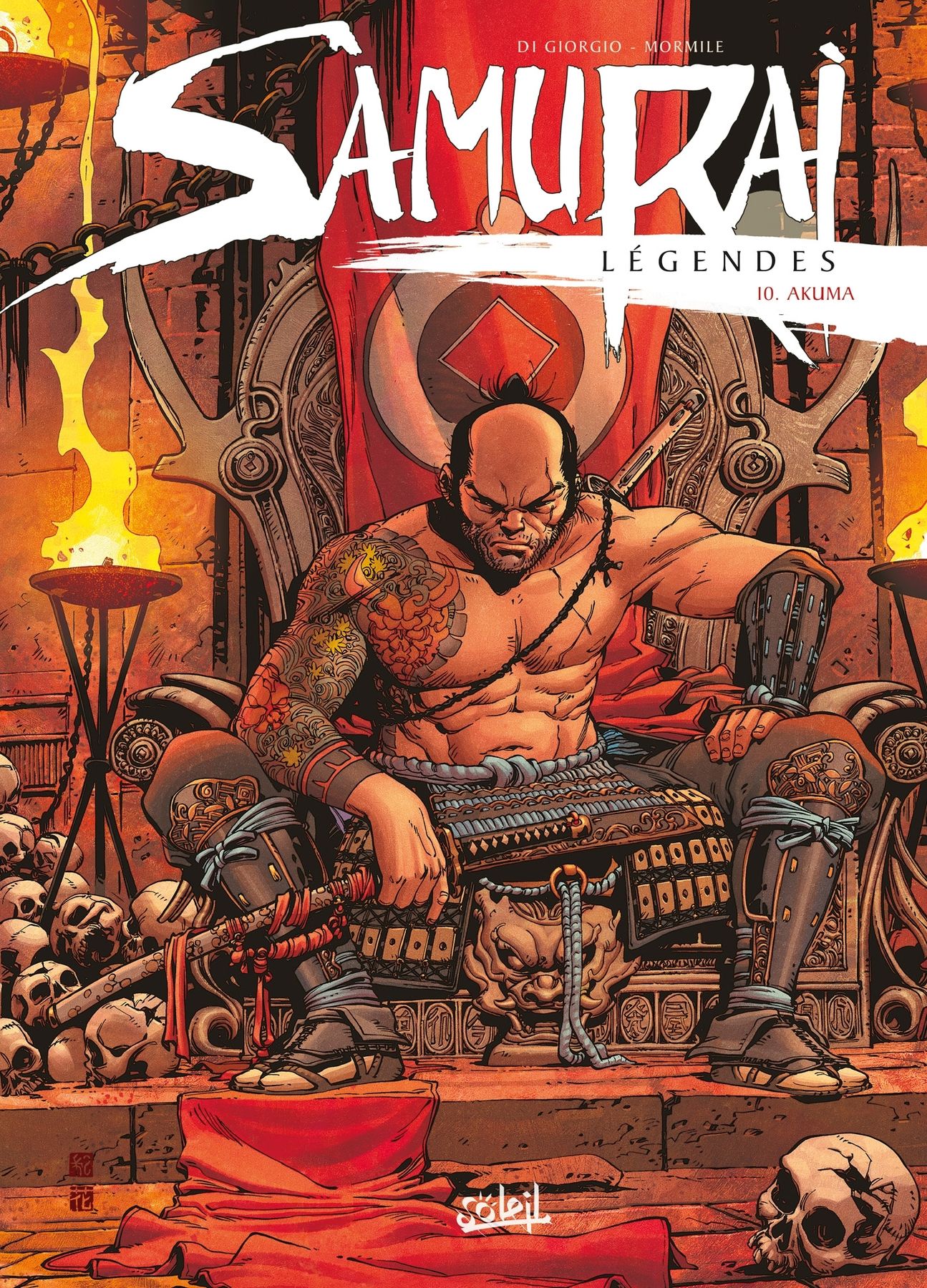 Couverture de l'album Samurai Légendes Tome 10 Akuma