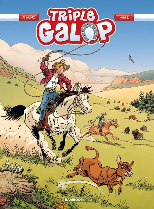 Couverture de l'album Triple galop Tome 10