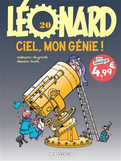 Couverture de l'album Léonard Tome 20 Ciel, mon génie !