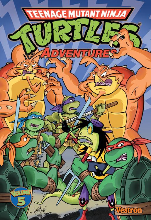 Couverture de l'album Teenage Mutant Ninja Turtles Adventures Volume 5