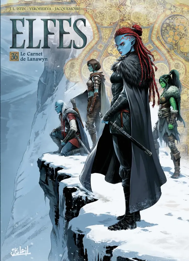 Couverture de l'album Elfes Tome 36 Le Carnet de Lanawyn