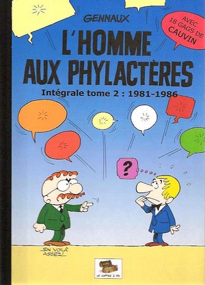 Couverture de l'album L'Homme aux phylactères Intégale Tome 2 1981-1986
