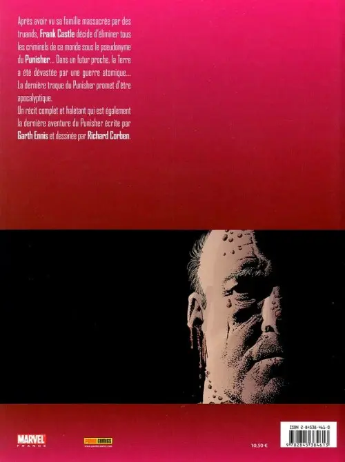 Verso de l'album Punisher - La Fin