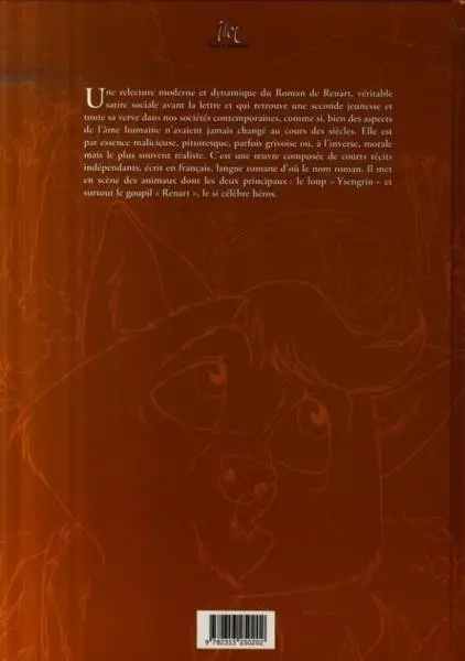 Verso de l'album Renart Tome 1
