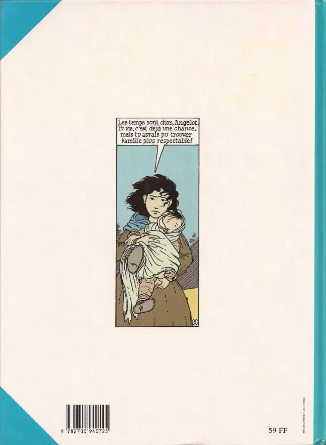 Verso de l'album Angelot du Lac Tome 1 Le temps des loups