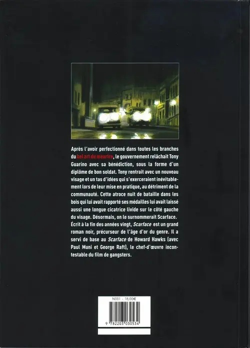Verso de l'album Scarface