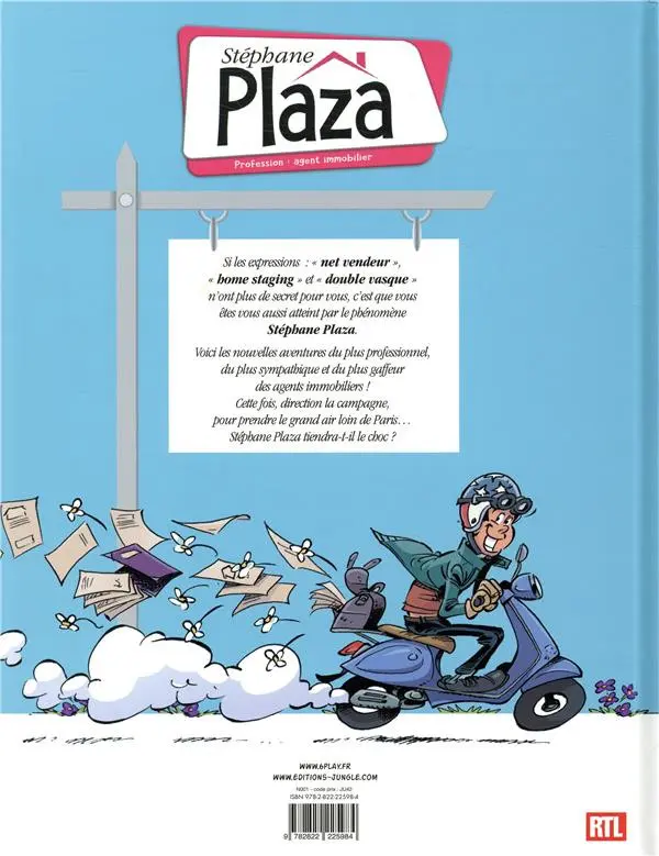 Verso de l'album Stéphane Plaza - Profession : agent immobilier Tome 2 L'amour est dans le prêt