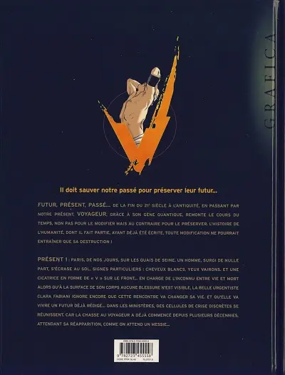 Verso de l'album Voyageur Tome 5 Présent 1