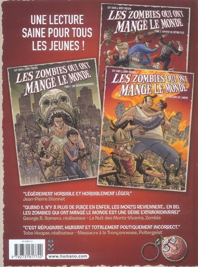 Verso de l'album Les Zombies qui ont mangé le monde Tome 3 Popypop ne répond plus