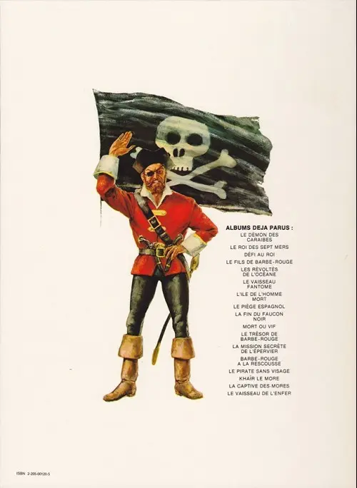 Verso de l'album Barbe-Rouge Tome 3 Le fils de Barbe-Rouge