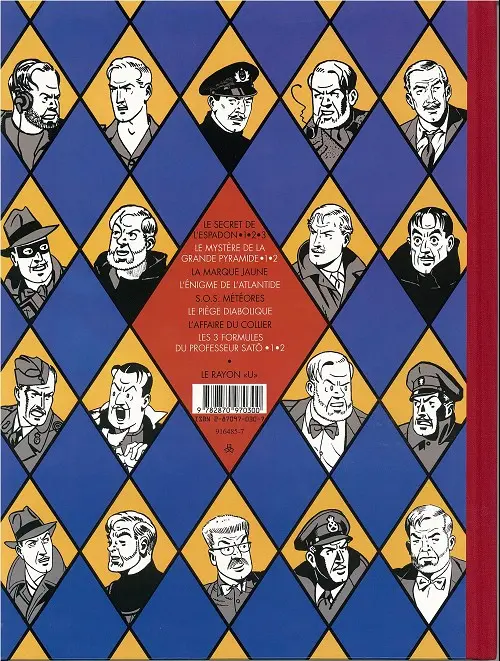 Verso de l'album Blake et Mortimer Tome 2 Le Secret de l'Espadon