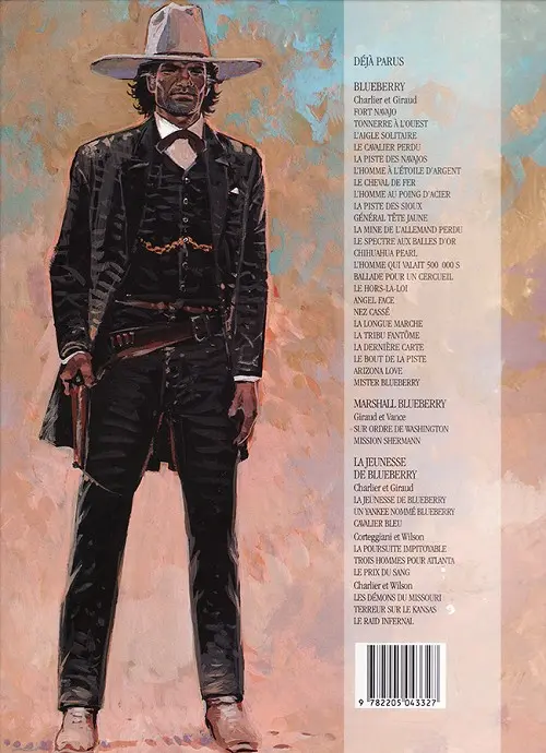 Verso de l'album Blueberry Tome 6 L'homme à l'étoile d'argent
