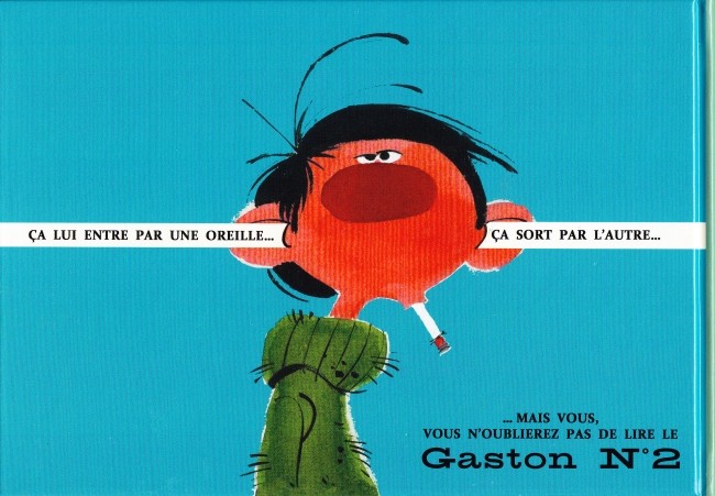 Verso de l'album Gaston Tome 1 Gare aux gaffes