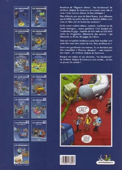 Verso de l'album Les Gendarmes Tome 8 Permis cuit à point !