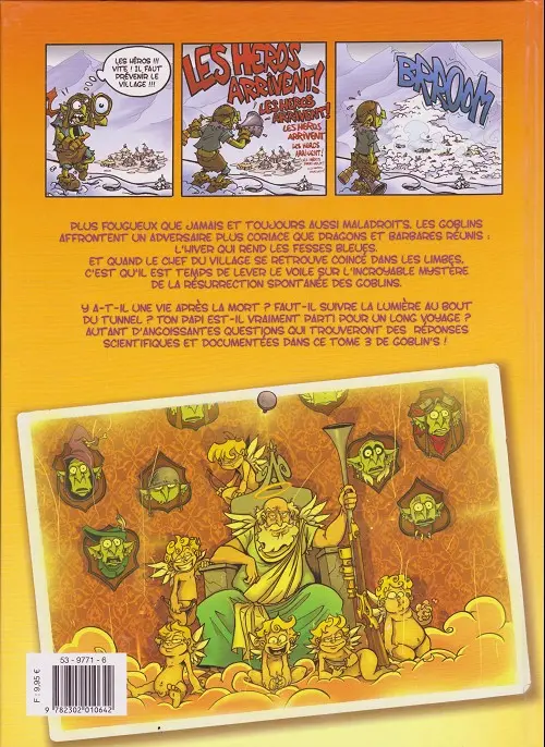 Verso de l'album Goblin's Tome 3 Sur la terre comme au ciel