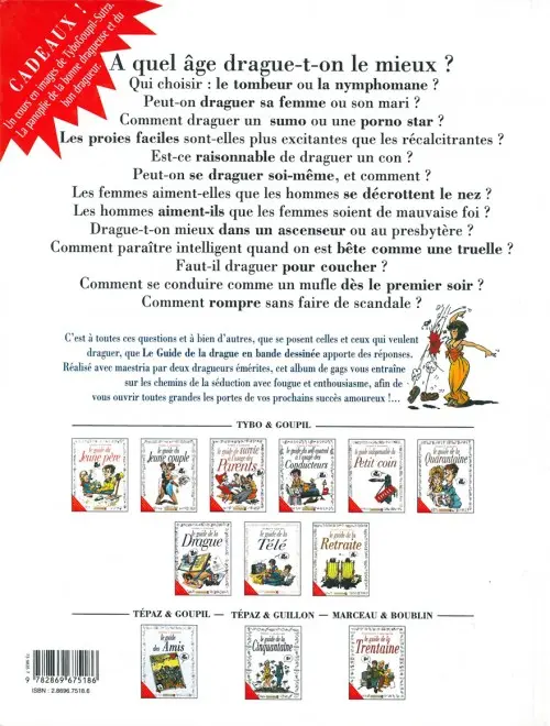 Verso de l'album Le Guide Tome 7 Le guide de la drague