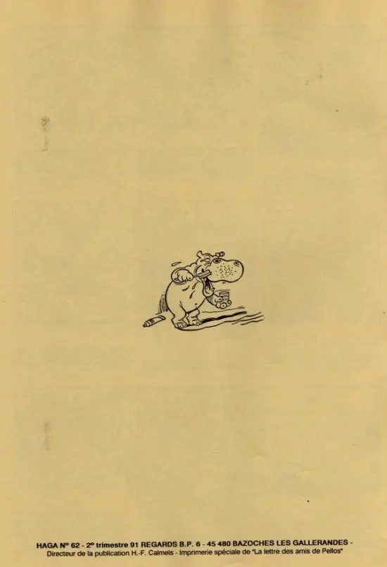 Verso de l'album Les aventures de Mâli