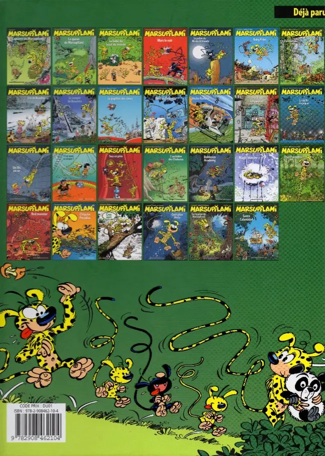 Verso de l'album Marsupilami Tome 2 Le bébé du bout du monde