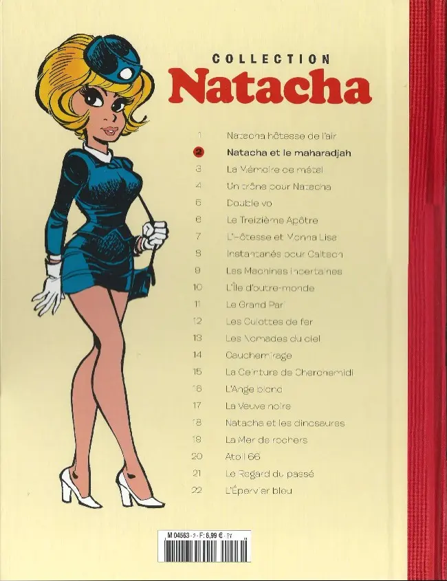 Verso de l'album Natacha - La Collection Tome 2 Natacha et le Maharadjah