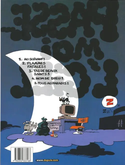 Verso de l'album Passe-moi l'ciel Tome 5 Tous au Paradis !