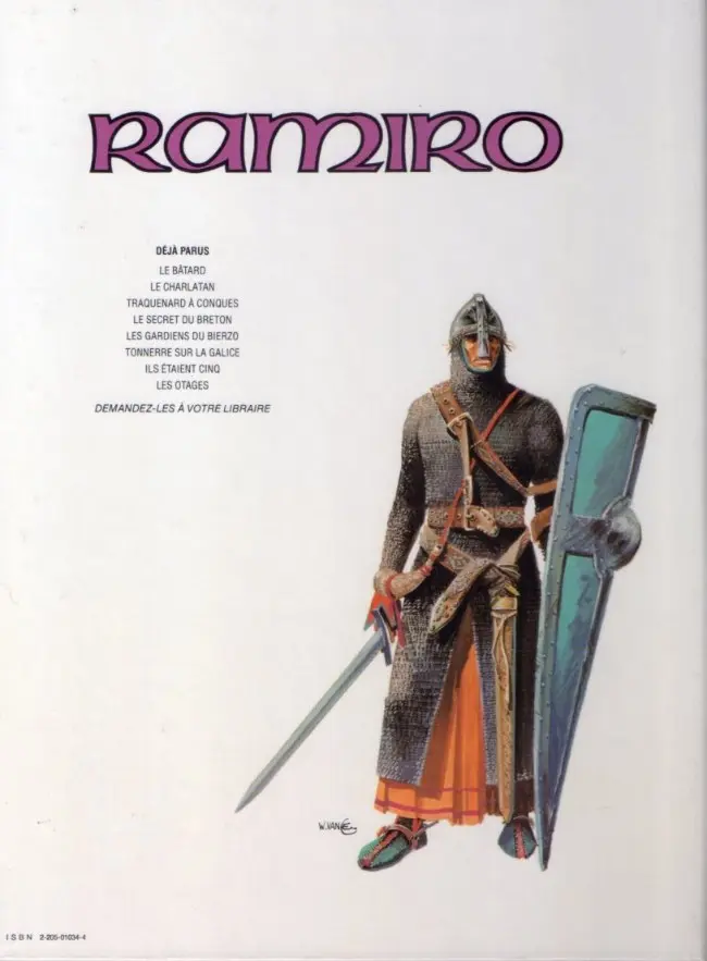Verso de l'album Ramiro Tome 1 Le bâtard