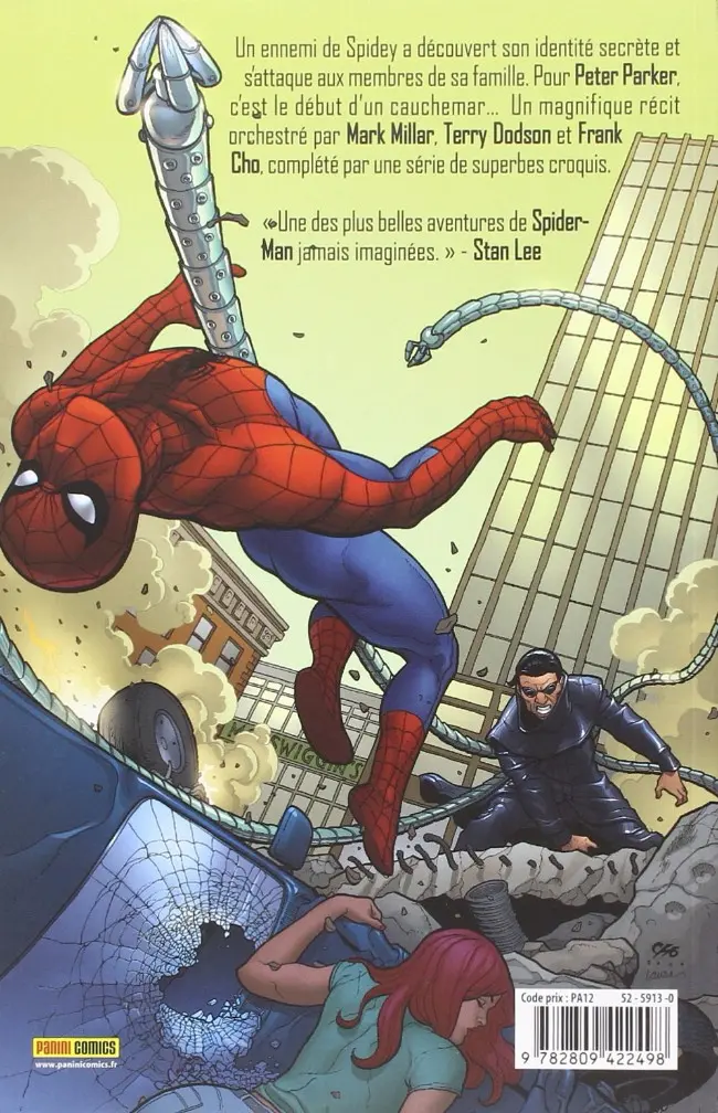 Verso de l'album Spider-Man - Le Dernier Combat