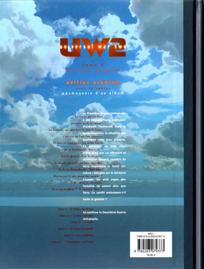 Verso de l'album Universal War Two Tome 2 La terre promise