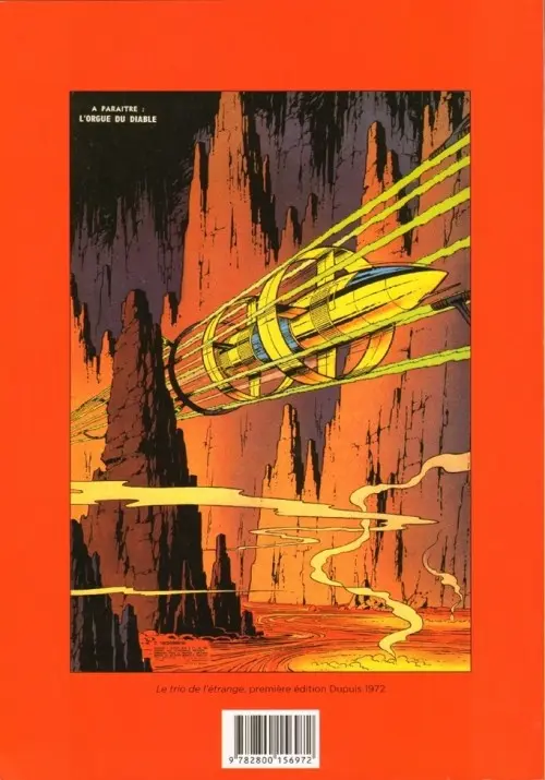Verso de l'album Yoko Tsuno Tome 1 Le trio de l'étrange