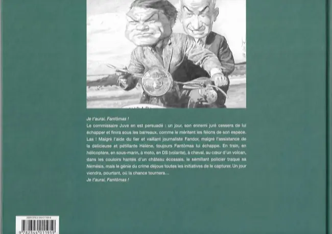 Verso de l'album Je t'aurai, Fantômas !